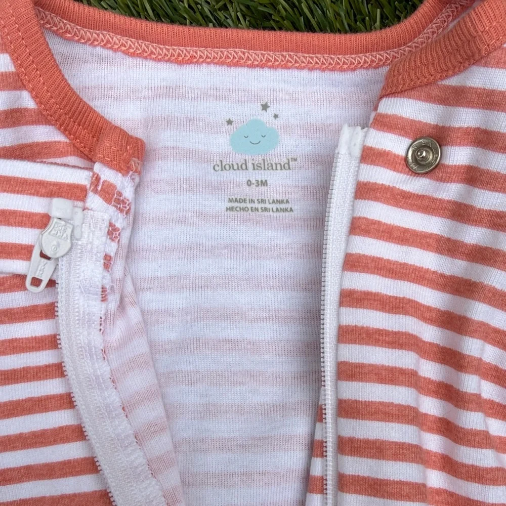 Colorful baby One Piece sleepers set of 4 with zipper